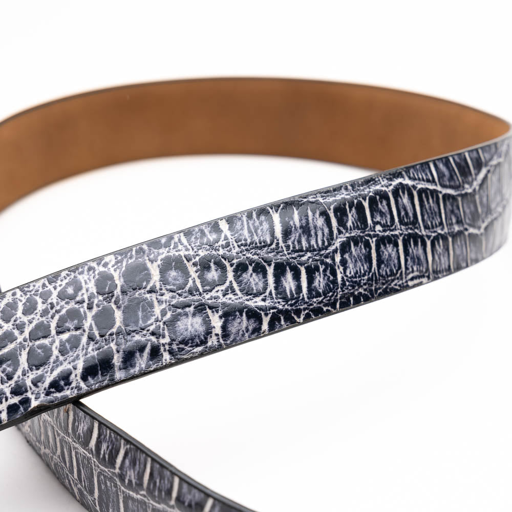 EST.105 Alligator Belt Antique Newspaper