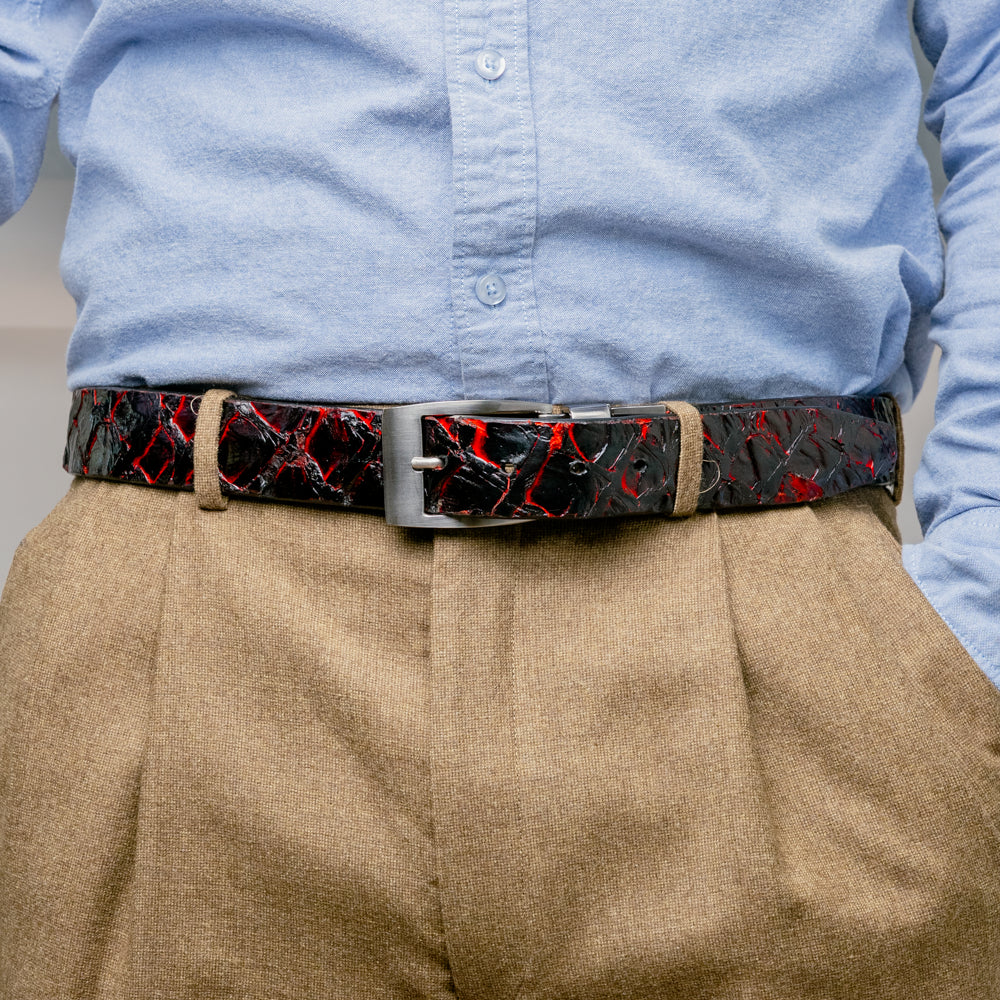 Olivieri Belt Blackcherry