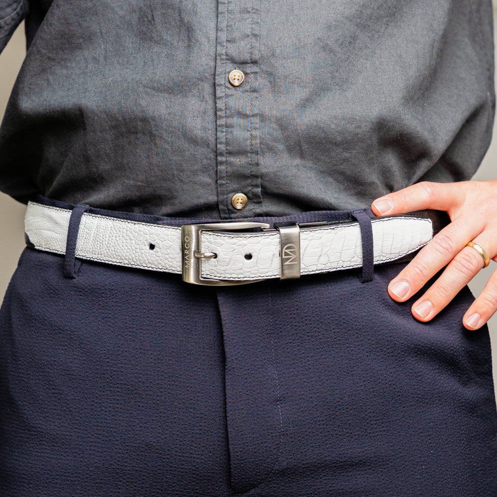 Alessio Belt White / Black