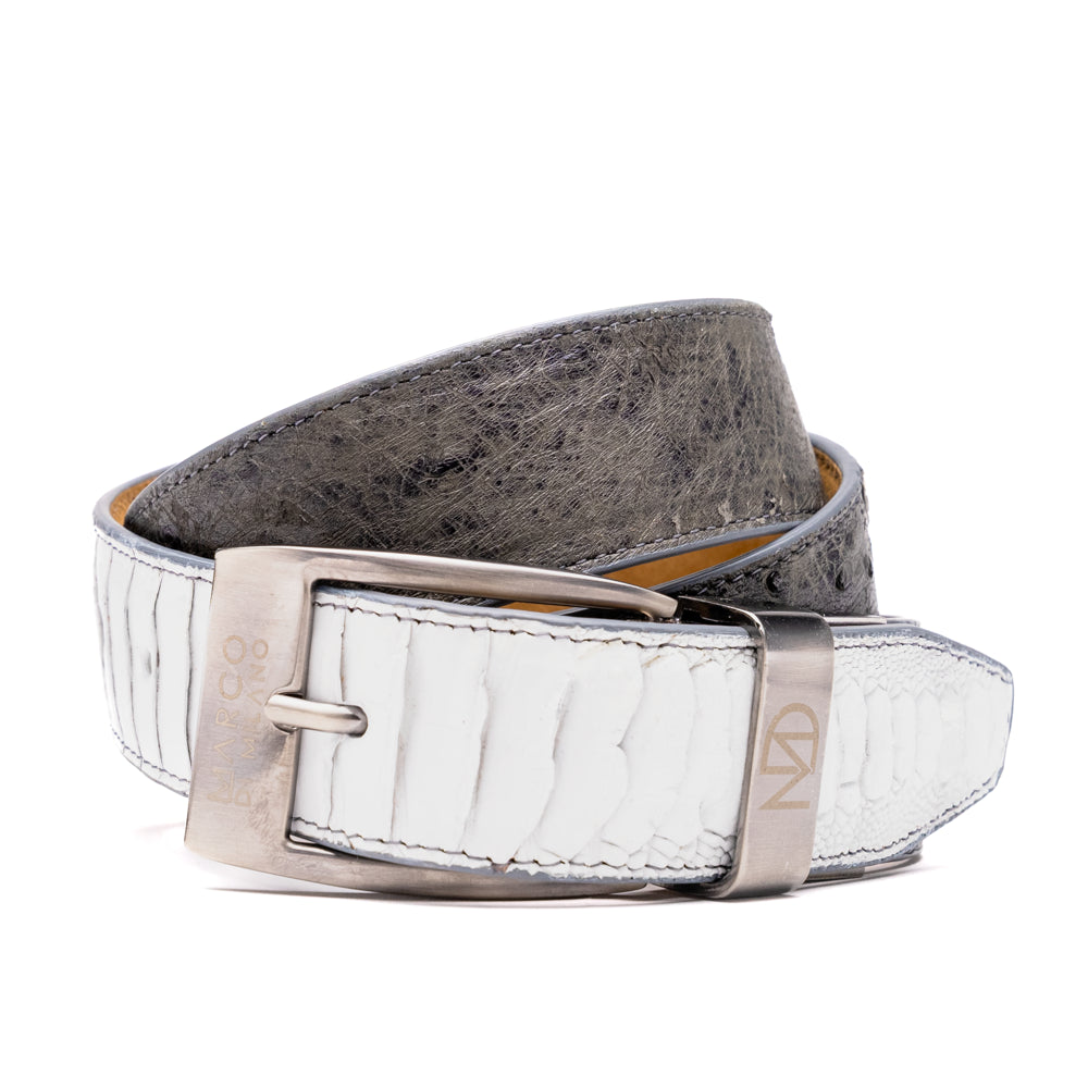 Alessio Belt White / Gray