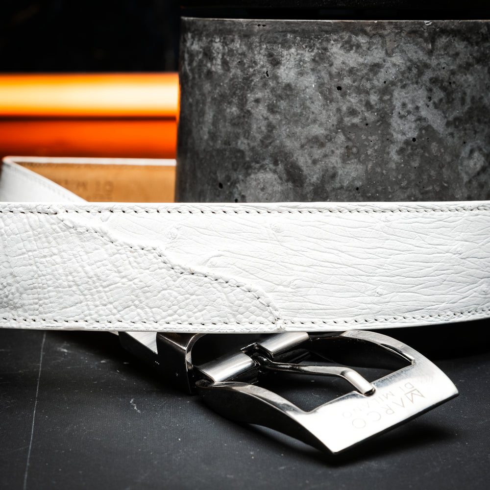 Alessio Belt White