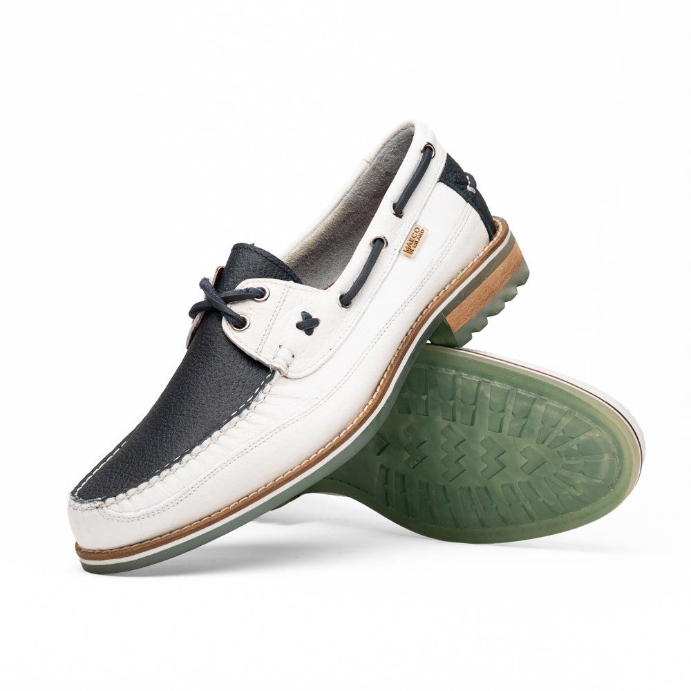 Amalfi Navy / White