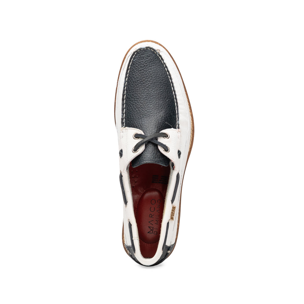 Amalfi Navy / White