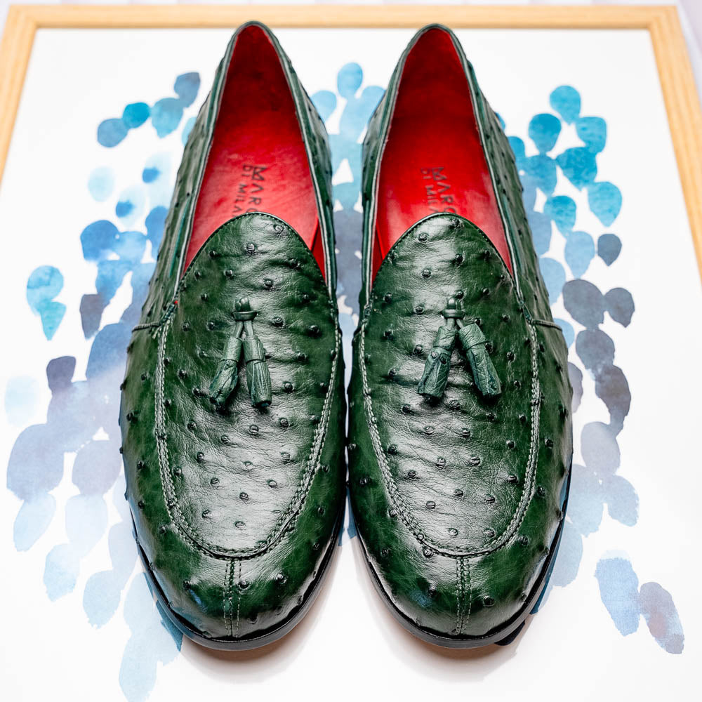 Aubiere Forest Green Ostrich