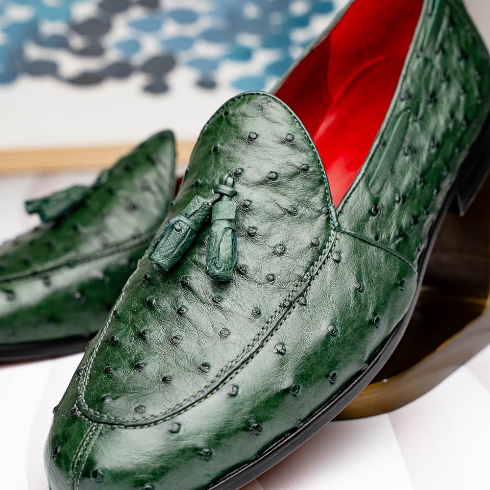 Aubiere Forest Green Ostrich