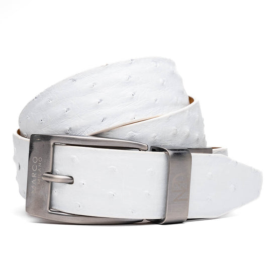 EST 102. Ostrich Belt White