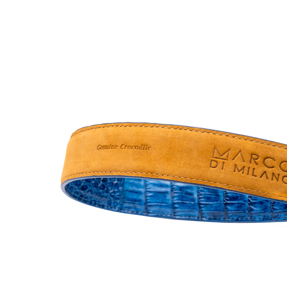 Luciano Belt Blue / Brandy