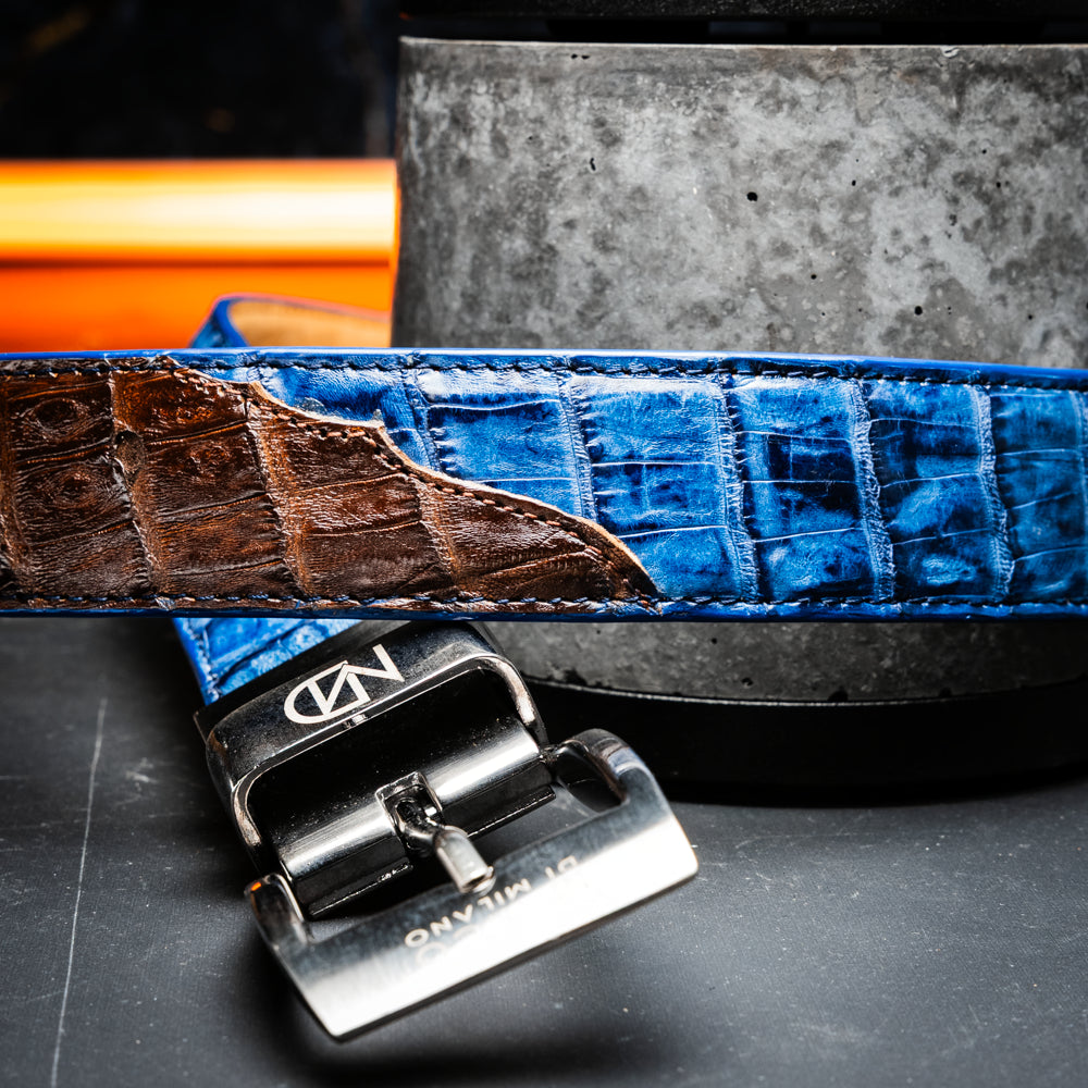 Luciano Belt Navy / Brown