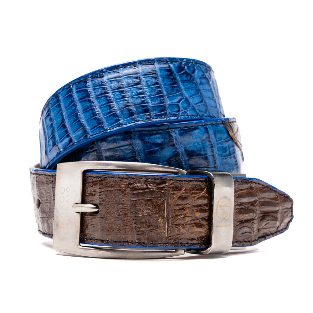 Luciano Belt Navy / Brown
