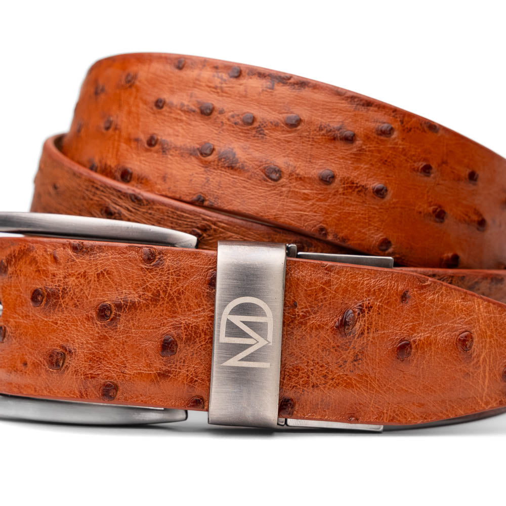 EST 102. Ostrich Belt Cognac