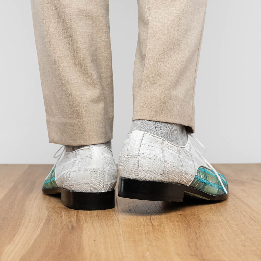 Pissa Tourquoise/White